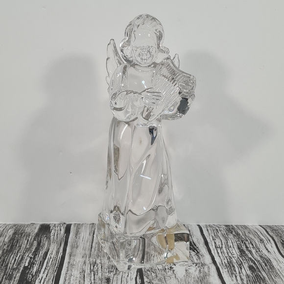 Mikasa Other - Mikasa Herald Collection Angelic Harp Figurine Crystal Christmas Angel Germany